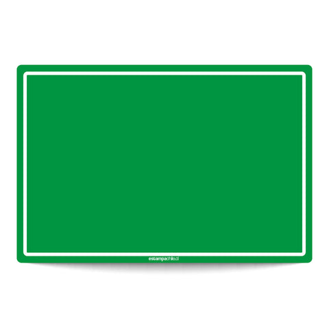 Letrero Verde Personalizado