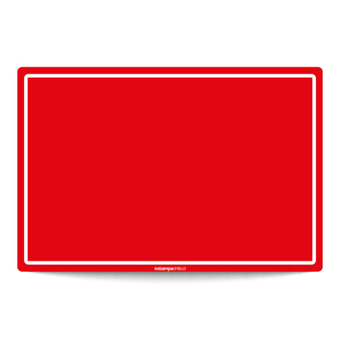 Letrero Rojo Personalizado